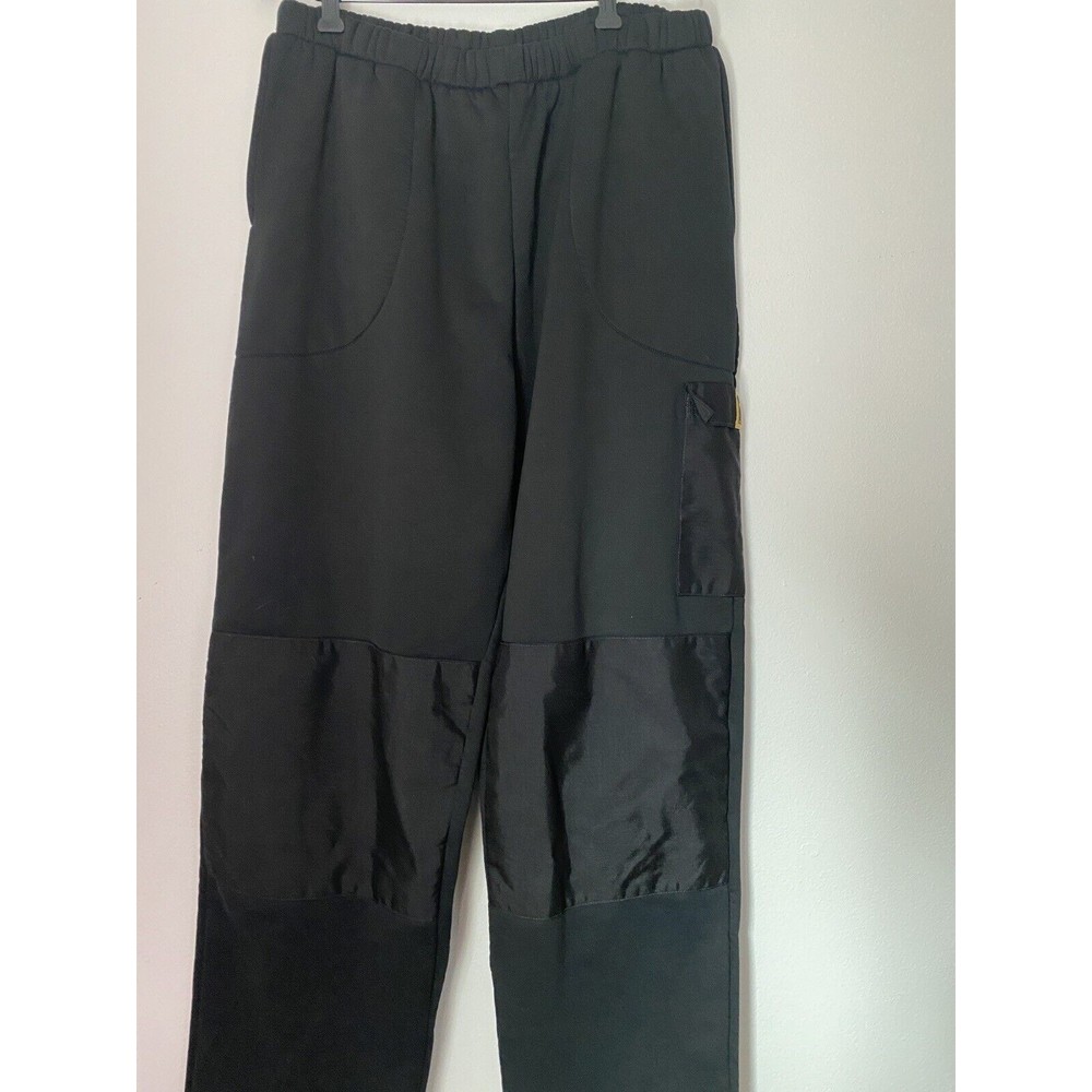 Guy Cotten Polartec Pants Mens XL Black Fleece 2 Pocket Athleisure Cuff